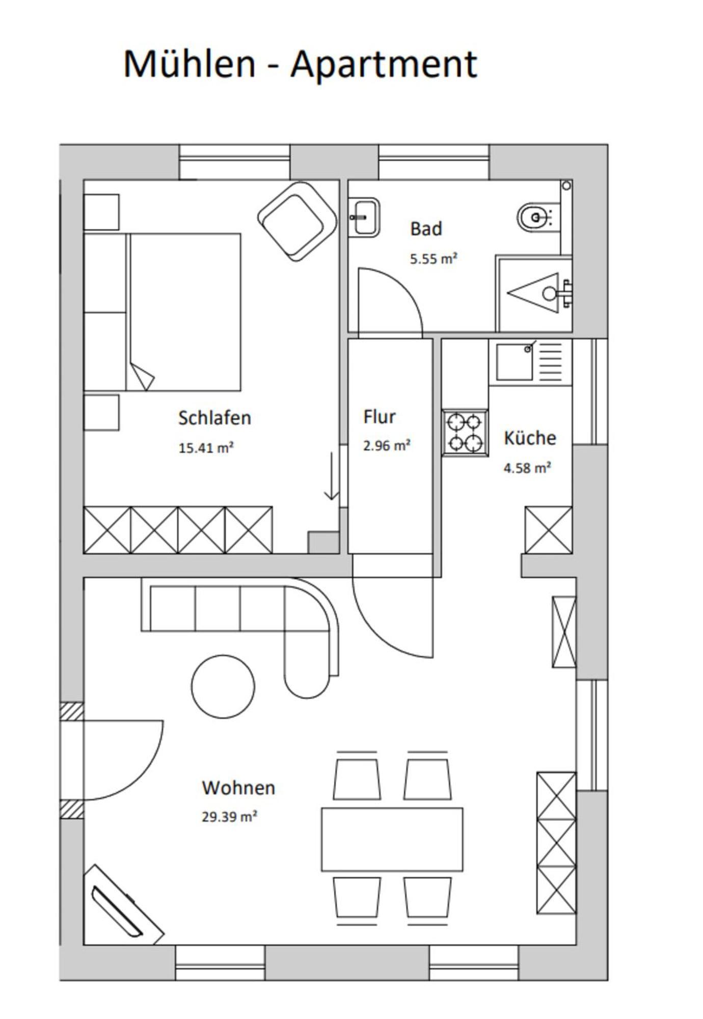 Muehlen-Apartment Im Herrenhaus Rheinblick Xanten Zewnętrze zdjęcie